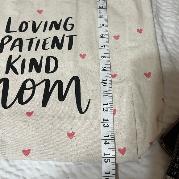 NWT- Set Of Two Canvas Tote &Pouch Set. For Mother’s Day present - Picture 6 of 8